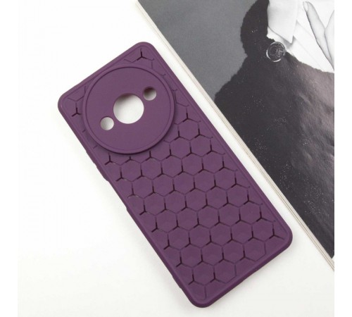 Чохол TPU Honeycomb для Xiaomi Redmi A3 Фіолетовий / Dark Purple Чохол TPU Honeycomb для Xiaomi Redmi A3 Фіолетовий / Dark Purple
