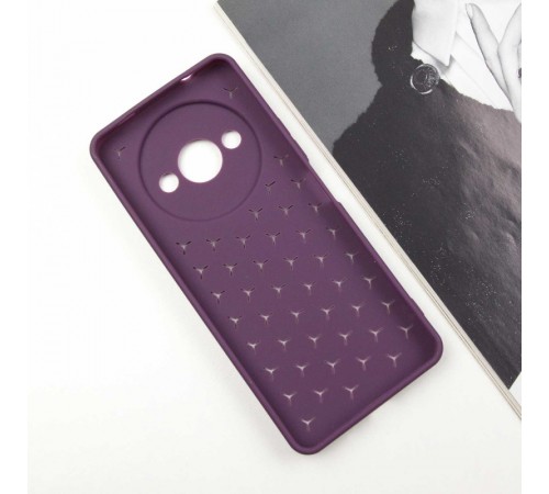 Чохол TPU Honeycomb для Xiaomi Redmi A3 Фіолетовий / Dark Purple Чохол TPU Honeycomb для Xiaomi Redmi A3 Фіолетовий / Dark Purple