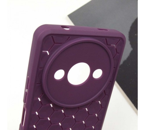Чохол TPU Honeycomb для Xiaomi Redmi A3 Фіолетовий / Dark Purple Чохол TPU Honeycomb для Xiaomi Redmi A3 Фіолетовий / Dark Purple