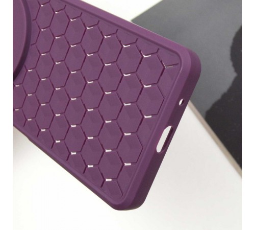 Чохол TPU Honeycomb для Xiaomi Redmi A3 Фіолетовий / Dark Purple Чохол TPU Honeycomb для Xiaomi Redmi A3 Фіолетовий / Dark Purple