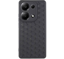 Чохол TPU Honeycomb для Xiaomi Redmi Note 13 Pro 4G / Poco M6 Pro 4G Чорний / Black