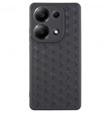Чохол TPU Honeycomb для Xiaomi Redmi Note 13 Pro 4G / Poco M6 Pro 4G Чорний / Black