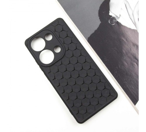 Чохол TPU Honeycomb для Xiaomi Redmi Note 13 Pro 4G / Poco M6 Pro 4G Чорний / Black Чохол TPU Honeycomb для Xiaomi Redmi Note 13 Pro 4G / Poco M6 Pro 4G Чорний / Black