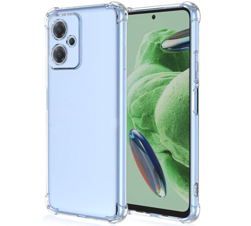 TPU чохол GETMAN Ease logo посилені кути Full Camera для Xiaomi Redmi 13 4G / Poco M6 4G Безбарвний (прозорий)