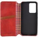 Шкіряний чохол книжка GETMAN Cubic (PU) для Xiaomi Redmi 13 4G / Poco M6 4G Червоний