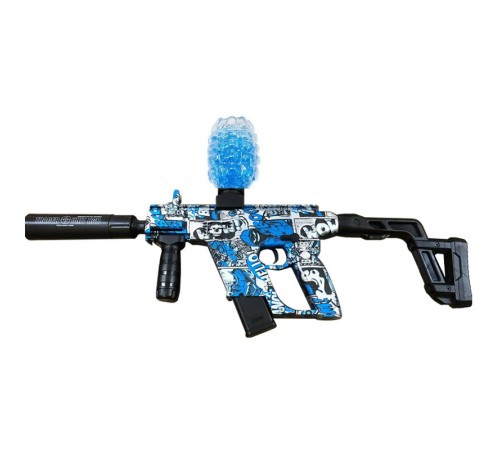 Автомат на гідрогелевих кульках (орбізах) Gel Energy Graffiti Blue