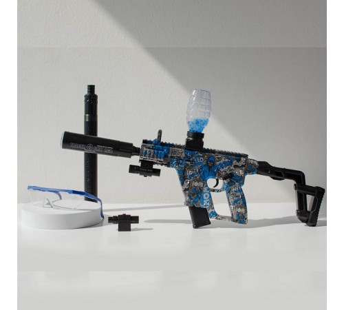 Автомат на гідрогелевих кульках (орбізах) Gel Energy Graffiti Blue