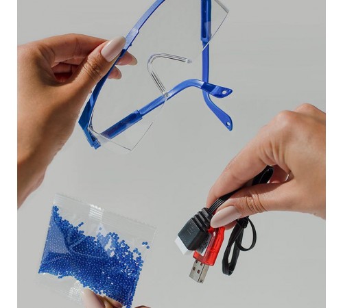 Автомат на гідрогелевих кульках (орбізах) Gel Energy Graffiti Blue