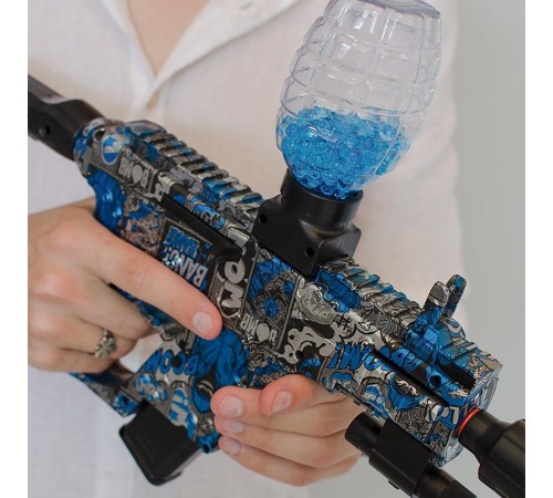 Автомат на гідрогелевих кульках (орбізах) Gel Energy Graffiti Blue