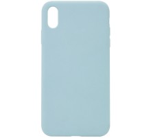 Чохол Silicone Case Full Protective (AA) NO LOGO для Apple iPhone X / XS (5.8") Бірюзовий / Turquoise