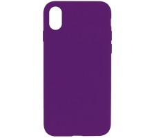 Чохол Silicone Case Full Protective (AA) NO LOGO для Apple iPhone X / XS (5.8") Фіолетовий / Ultra Violet