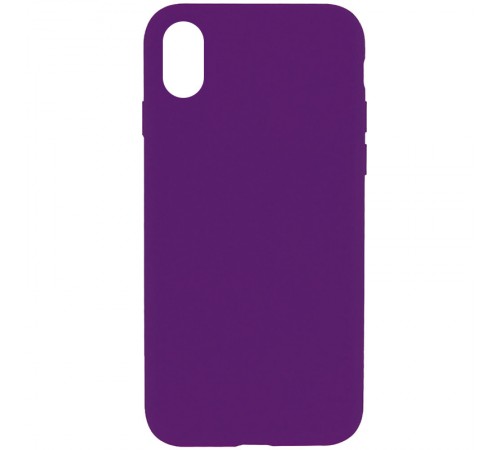 Чохол Silicone Case Full Protective (AA) NO LOGO для Apple iPhone X / XS (5.8") Фіолетовий / Ultra Violet Чохол Silicone Case Full Protective (AA) NO LOGO для Apple iPhone X / XS (5.8") Фіолетовий / Ultra Violet