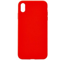 Чохол Silicone Case Full Protective (AA) NO LOGO для Apple iPhone X / XS (5.8") Червоний / Red