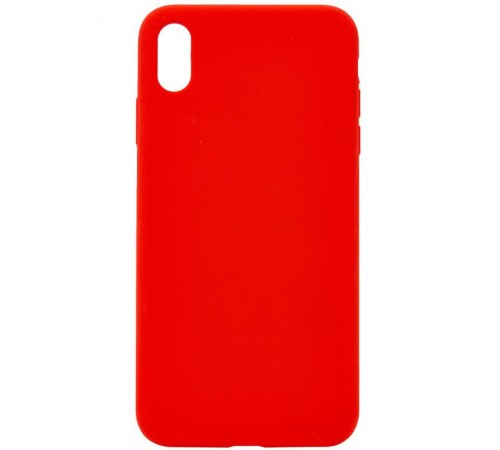 Чохол Silicone Case Full Protective (AA) NO LOGO для Apple iPhone X / XS (5.8") Червоний / Red
