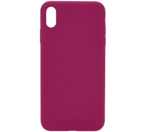 Чохол Silicone Case Full Protective (AA) NO LOGO для Apple iPhone X / XS (5.8") Червоний / Rose Red Чохол Silicone Case Full Protective (AA) NO LOGO для Apple iPhone X / XS (5.8") Червоний / Rose Red