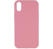Чохол Silicone Case Full Protective (AA) NO LOGO для Apple iPhone X / XS (5.8") Рожевий / Light pink