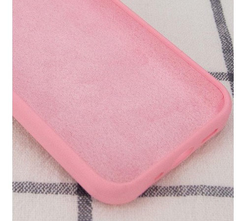 Чохол Silicone Case Full Protective (AA) NO LOGO для Apple iPhone X / XS (5.8") Рожевий / Light pink