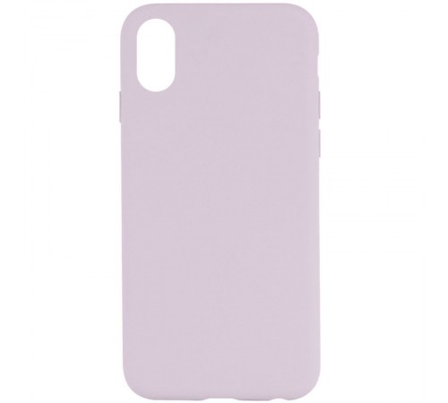 Чохол Silicone Case Full Protective (AA) NO LOGO для Apple iPhone X / XS (5.8") Бузковий / Lilac Чохол Silicone Case Full Protective (AA) NO LOGO для Apple iPhone X / XS (5.8") Бузковий / Lilac