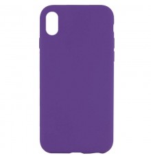Чохол Silicone Case Full Protective (AA) NO LOGO для Apple iPhone XR (6.1") Фіолетовий / Amethyst
