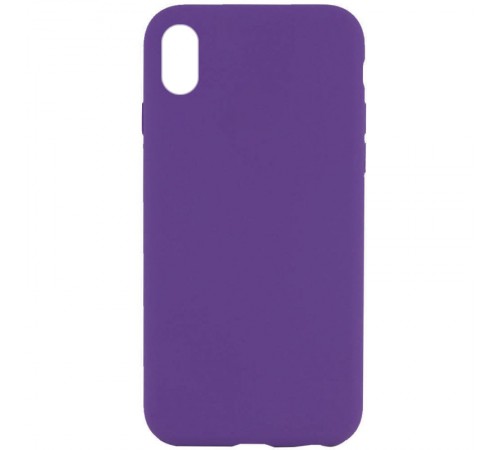 Чохол Silicone Case Full Protective (AA) NO LOGO для Apple iPhone XR (6.1") Фіолетовий / Amethyst Чохол Silicone Case Full Protective (AA) NO LOGO для Apple iPhone XR (6.1") Фіолетовий / Amethyst