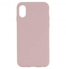 Чохол Silicone Case Full Protective (AA) NO LOGO для Apple iPhone XR (6.1") Рожевий / Chalk Pink