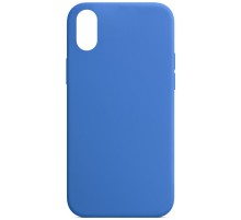 Чохол Silicone Case Full Protective (AA) NO LOGO для Apple iPhone XR (6.1") Синій / Capri Blue
