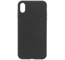 Чохол Silicone Case Full Protective (AA) NO LOGO для Apple iPhone XS Max (6.5") Чорний / Black