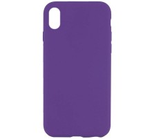Чохол Silicone Case Full Protective (AA) NO LOGO для Apple iPhone XS Max (6.5") Фіолетовий / Amethyst