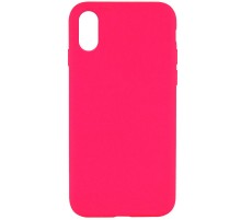 Чохол Silicone Case Full Protective (AA) NO LOGO для Apple iPhone XS Max (6.5") Рожевий / Barbie pink