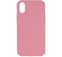 Чохол Silicone Case Full Protective (AA) NO LOGO для Apple iPhone XS Max (6.5") Рожевий / Light pink