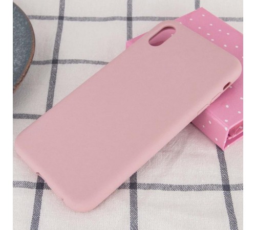 Чохол Silicone Case Full Protective (AA) NO LOGO для Apple iPhone XS Max (6.5") Рожевий / Pink Sand Чохол Silicone Case Full Protective (AA) NO LOGO для Apple iPhone XS Max (6.5") Рожевий / Pink Sand