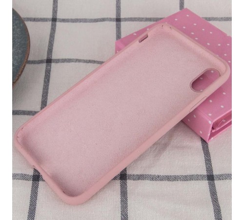 Чохол Silicone Case Full Protective (AA) NO LOGO для Apple iPhone XS Max (6.5") Рожевий / Pink Sand Чохол Silicone Case Full Protective (AA) NO LOGO для Apple iPhone XS Max (6.5") Рожевий / Pink Sand