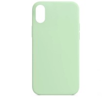Чохол Silicone Case Full Protective (AA) NO LOGO для Apple iPhone XS Max (6.5") Зелений / Pistachio