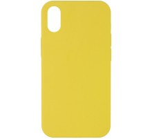 Чохол Silicone Case Full Protective (AA) NO LOGO для Apple iPhone XS Max (6.5") Жовтий / Yellow