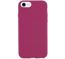 Чохол Silicone Case Full Protective (AA) NO LOGO для Apple iPhone SE (2020) Бордовий / Maroon