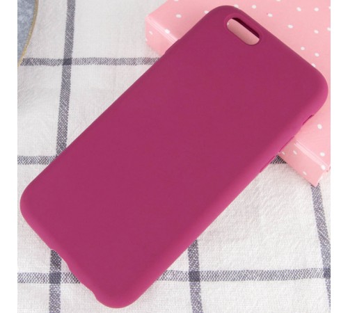 Чохол Silicone Case Full Protective (AA) NO LOGO для Apple iPhone SE (2020) Бордовий / Maroon Чохол Silicone Case Full Protective (AA) NO LOGO для Apple iPhone SE (2020) Бордовий / Maroon