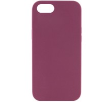 Чохол Silicone Case Full Protective (AA) NO LOGO для Apple iPhone SE (2020) Бордовий / Plum