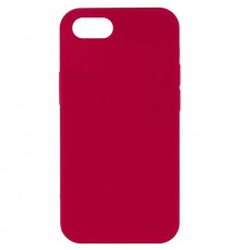 Чохол Silicone Case Full Protective (AA) NO LOGO для Apple iPhone SE (2020) Червоний / Rose Red