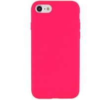Чохол Silicone Case Full Protective (AA) NO LOGO для Apple iPhone SE (2020) Рожевий / Barbie pink