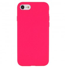 Чохол Silicone Case Full Protective (AA) NO LOGO для Apple iPhone SE (2020) Рожевий / Barbie pink