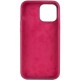 Чохол Silicone Case Full Protective (AA) NO LOGO для Apple iPhone 12 Pro / 12 (6.1") Бордовий / Plum