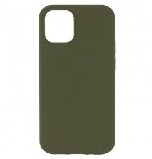 Чохол Silk Full Protective (AA) NO LOGO для Apple iPhone 12 Pro / 12 (6.1") Зелений / Dark Olive