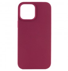 Чохол Silicone Case Full Protective (AA) NO LOGO для Apple iPhone 12 Pro Max (6.7") Бордовий / Maroon