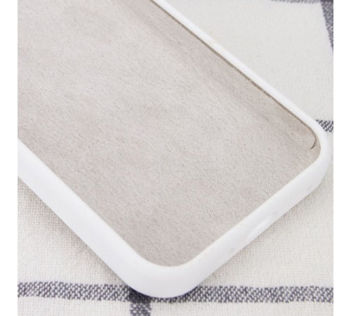 Чохол Silicone Case Full Protective (AA) NO LOGO для Apple iPhone 13 (6.1") Білий / White Чохол Silicone Case Full Protective (AA) NO LOGO для Apple iPhone 13 (6.1") Білий / White
