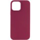Чохол Silicone Case Full Protective (AA) NO LOGO для Apple iPhone 13 (6.1") Бордовий / Maroon
