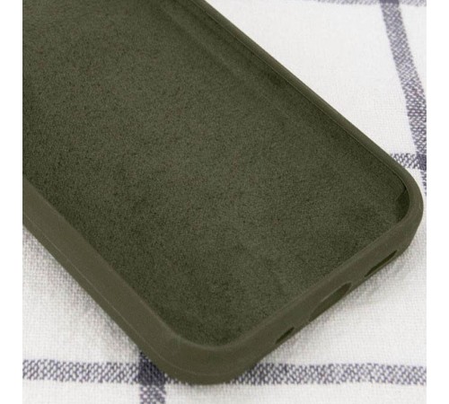 Чохол Silk Full Protective (AA) NO LOGO для Apple iPhone 13 mini (5.4") Зелений / Dark Olive