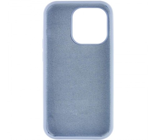 Чохол Silicone Case Full Protective (AA) NO LOGO для Apple iPhone 13 Pro Max (6.7") Блакитний / Lilac Blue