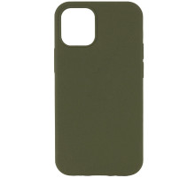 Чохол Silicone Case Full Protective (AA) NO LOGO для Apple iPhone 14 (6.1") Зелений / Dark Olive