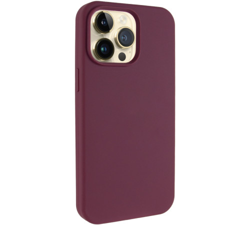 Чохол Silk Full Protective (AA) NO LOGO для Apple iPhone 14 Pro (6.1") Бордовий / Plum