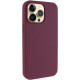 Чохол Silk Full Protective (AA) NO LOGO для Apple iPhone 14 Pro (6.1") Бордовий / Plum